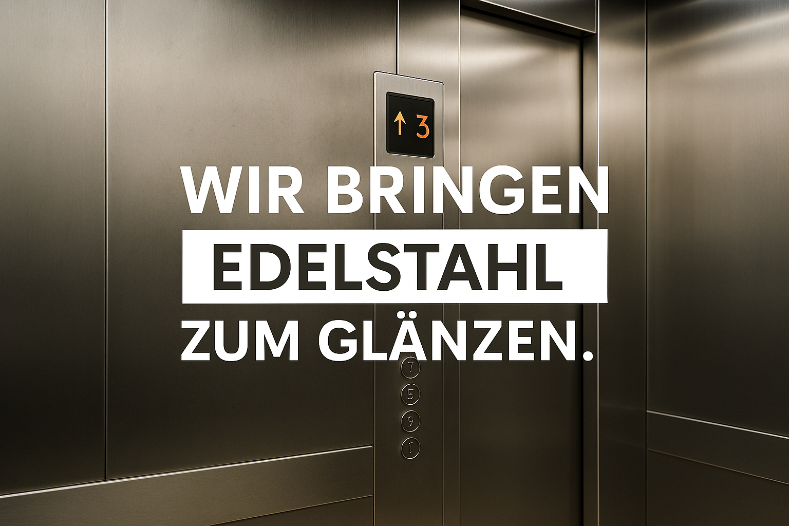Wir bringen Edelstahl zum Glänzen